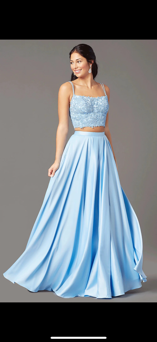 Long Two-Piece Prom Dress